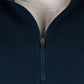 Navy blue durable quarter zip shirt for casual and outdoor wear