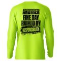 Neon green long sleeve sun shirt from Responsibility - Hi-Visibility UPF 50 collection