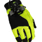 Neon yellow hi-vis protective work glove with reinforced panels Exxtremity Patrol Gloves 2.0