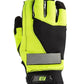 Neon yellow and black Exxtremity Patrol Gloves 2.0 with reflective strip for safety