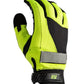 Neon yellow and black Exxtremity Patrol Gloves 2.0 with reflective strip for hi-vis safety