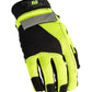 Neon yellow and black Exxtremity Patrol Gloves 2.0 with reflective detail for safety