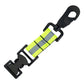 Neon yellow and black Glovestrap 3 with powerful alligator clip and reflective trim