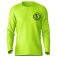 Neon yellow long sleeve sun shirt Pimp - Hi-Visibility UPF 50 for outdoor protection