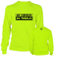 Neon yellow long-sleeved shirt from No Cerveza for high-visibility safety needs