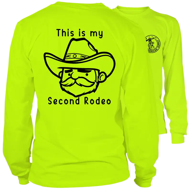 Neon yellow long sleeve safety shirt from My Second Rodeo - Safety Yellow Hi-Vis