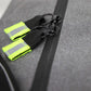 Neon yellow reflective straps with black buckles for Carcinogen Resistant Dry Turnout Bag LXFB99