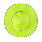 Neon yellow sun hat with wide brim featured in UHV503 HiVis Bucket with PERIMETER™ Insect Guard