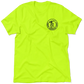 Neon yellow t-shirt from Mugshot, perfect for safety and visibility outdoors