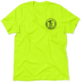 Neon yellow t-shirt displayed as part of Responsibility Safety Yellow T-Shirt collection