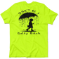 Neon yellow t-shirt from Salty in safety yellow for enhanced visibility and style