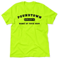 Neon yellow t-shirt from Poundtown, perfect safety yellow t-shirt for high visibility