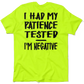 Neon yellow t-shirt from the Patience collection, ideal safety yellow apparel