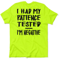 Neon yellow t-shirt from the Patience collection, ideal safety yellow apparel