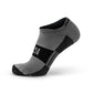 No-Show Running Socks - Gray/Black (2 Pair Pack) - Chief Miller Apparel