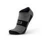 No-Show Running Socks - Gray/Black (2 Pair Pack) - Chief Miller Apparel