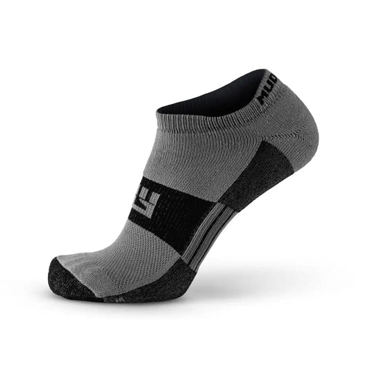 Chief Miller Inventory No-Show Running Socks - Gray/Black (2 Pair Pack) Apparel