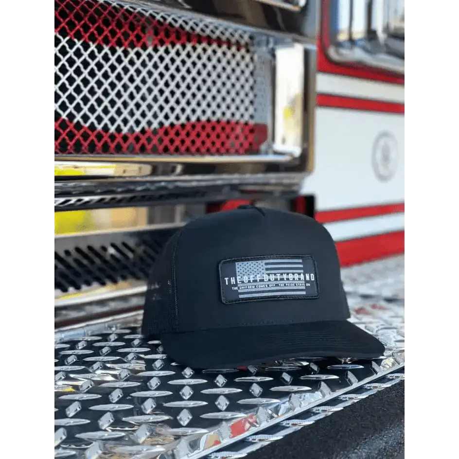 Off Duty Valor Trucker Hat - Chief Miller Apparel