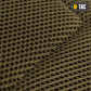 Olive mesh fabric with honeycomb pattern on M-Tac Assault Pack with large compartments