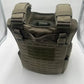 Olive drab tactical body armor with MOLLE webbing from Redemption Tactical in large size