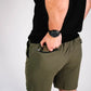 Olive green Carrier Shorts Mk.II for concealed carry from Arrowhead Tactical Apparel