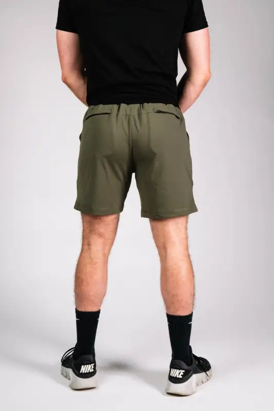 Olive-green Carrier Shorts Mk.II for men, ideal for concealed carry and tactical use