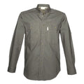 Olive green Adventure Safari Shirt for Men with long sleeves and chest pockets