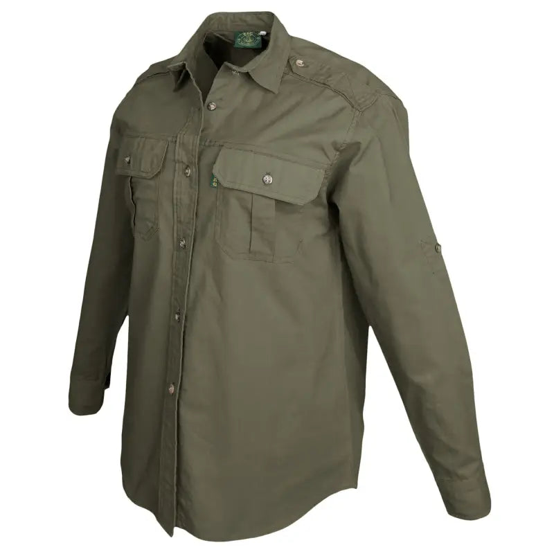 Olive green Trail Shirt for Women, essential outdoor gear for safari on the African Savanna