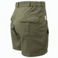 Olive green Pro Hunter Shorts for Men with pockets and belt loop waistband