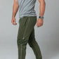 Olive green Carrier Joggers Mk.II with elastic cuffs and patented carrier retention design