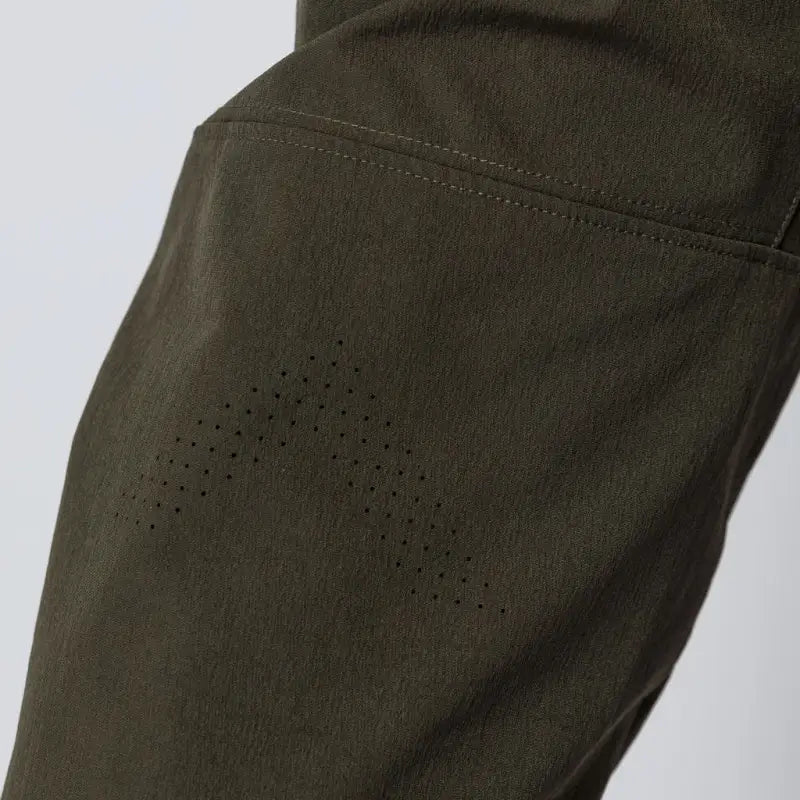 Olive green Carrier Traveler Joggers with perforated ventilation and concealed carry carrier retention waistband