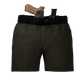 Olive-green carrier training shorts with gun and magazine holster for concealed carry