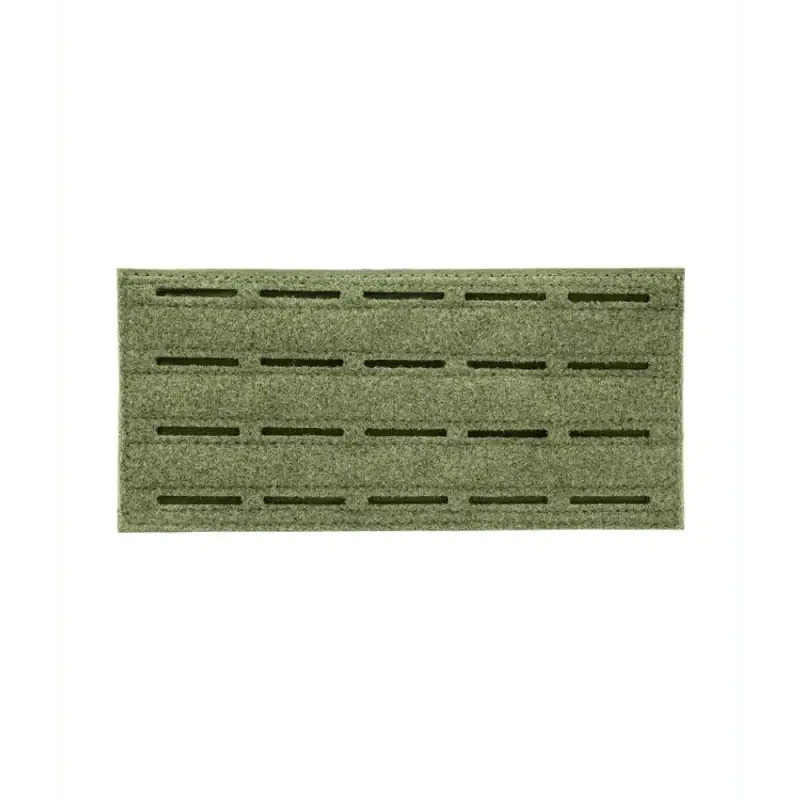 Olive green MOLLE webbing patch panel for QRF Low Visibility Minimalist Plate Carrier