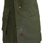 Olive green utility kilt with cargo pockets and metal buttons from Standard II