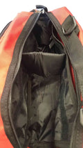 Open fanny pack EMT showing dark interior and zipper for EMT Paramedic bag