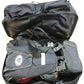 Open black gear bag with suede leather wrap in Wildland Fire Gear Bag 2 Compartment Funes Style
