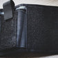 Open black Hide-away Ankle Wallet with Holster for first responders, firefighter, police
