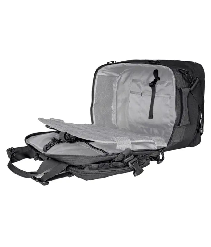 Open Gray Hondo Duty Bag 2.0 with compartments, designed for K-9 needs