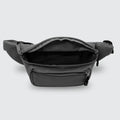 Open gray fanny pack waist pouch for first responders and firefighters emergency use