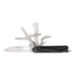 Open multi-tool with black handle showcasing Gerber Gear 1064397 Armbar Scout onyx, limited lifetime warranty