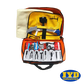 Open orange crash bag kit with GlasMaster for professional emergency tool storage