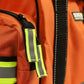 Orange backpack with reflective stripes for Scherber Intermediate Responder Trauma Kit