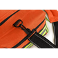 Orange bag with black straps and yellow trim, ideal for professional essentials EMT use