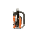 Orange and black chainsaw side profile of Husqvarna K540i Battery Powered Power Cutter