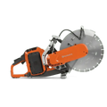Orange and black Husqvarna K 1 PACE Battery Powered Rescue Power Cutter with diamond blade