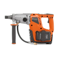 Orange and black Husqvarna 540i battery powered core drill kit with dual handles
