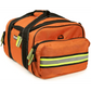 Orange duffle bag with reflective stripes for Scherber Intermediate Responder Trauma Kit