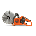 Orange Husqvarna K540i Battery Powered Power Cutter with diamond blade for precise cutting