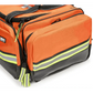 Orange emergency medical bag with reflective stripes for Advanced EMT EMS trauma use