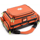 Orange emergency medical response bag with reflective accents for Scherber Ultimate First Responder Trauma Kit